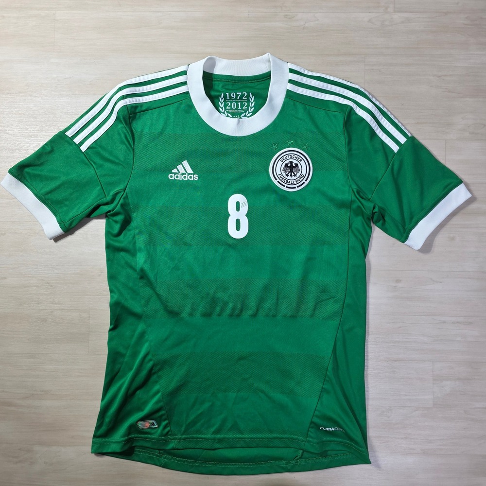 Adidas 2012‎ Germany National Football Team Soccer Jersey Ozil Green Size Small